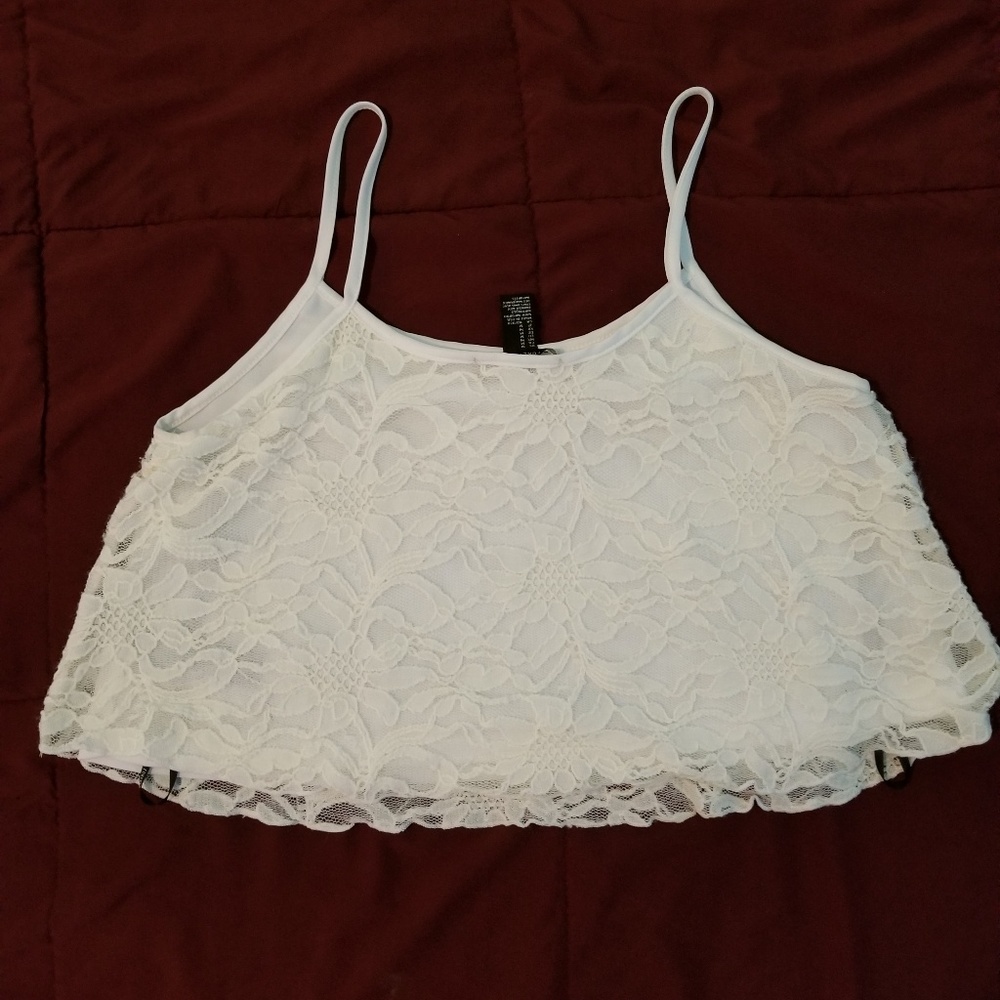 Floral crop top
